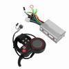 24 36 48V 350W Electric Bike Scooter Motor Controller with LH100 LCD Display Panel Thumb Throttle 2 in 1 Integrated