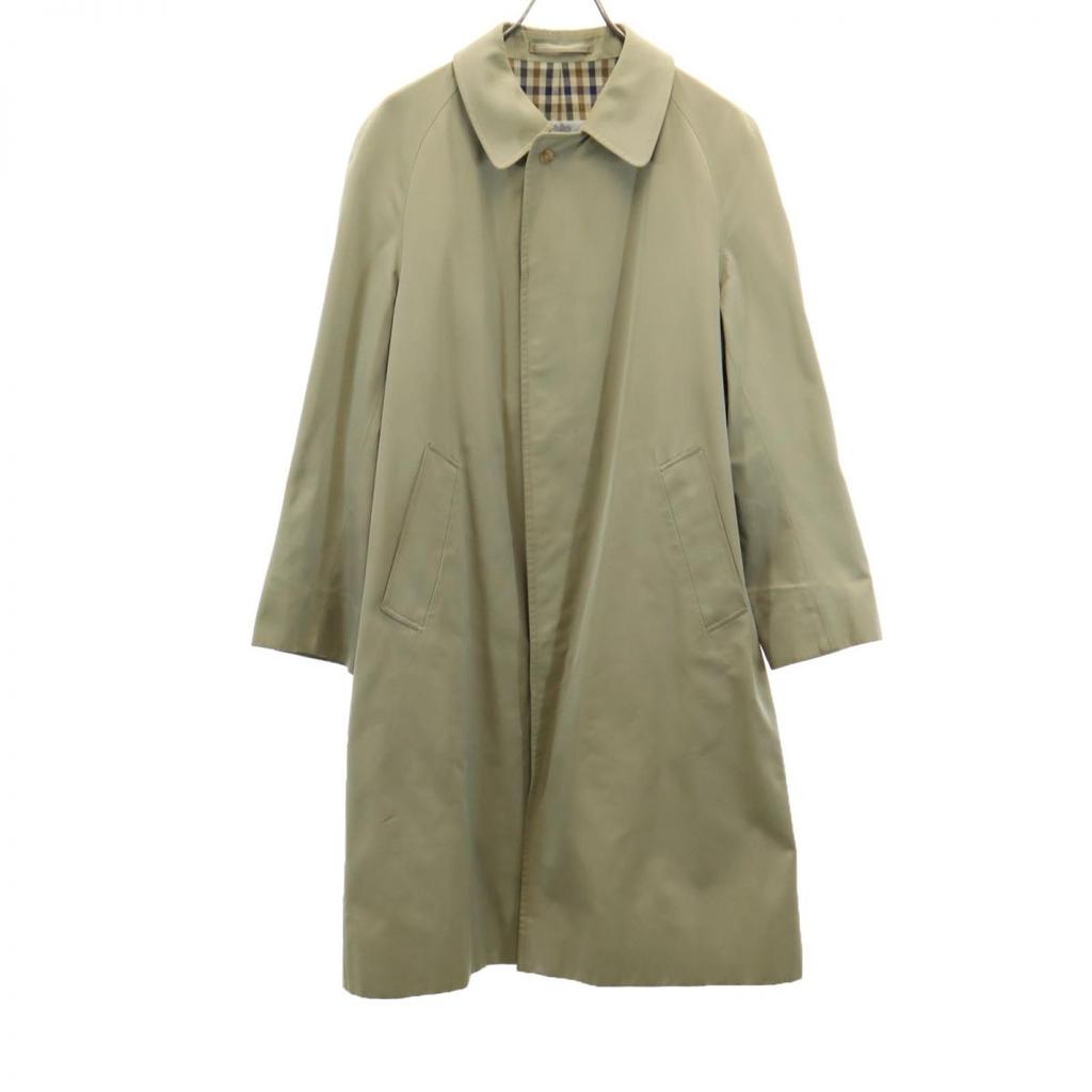 Aquascutum 80s vintage Stainless collar coat 34 khaki Men's Used