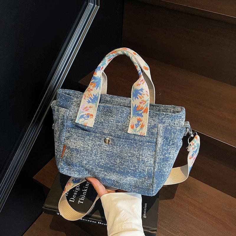 Fashion hand bag women's new versatile bucket bag casual messenger bag