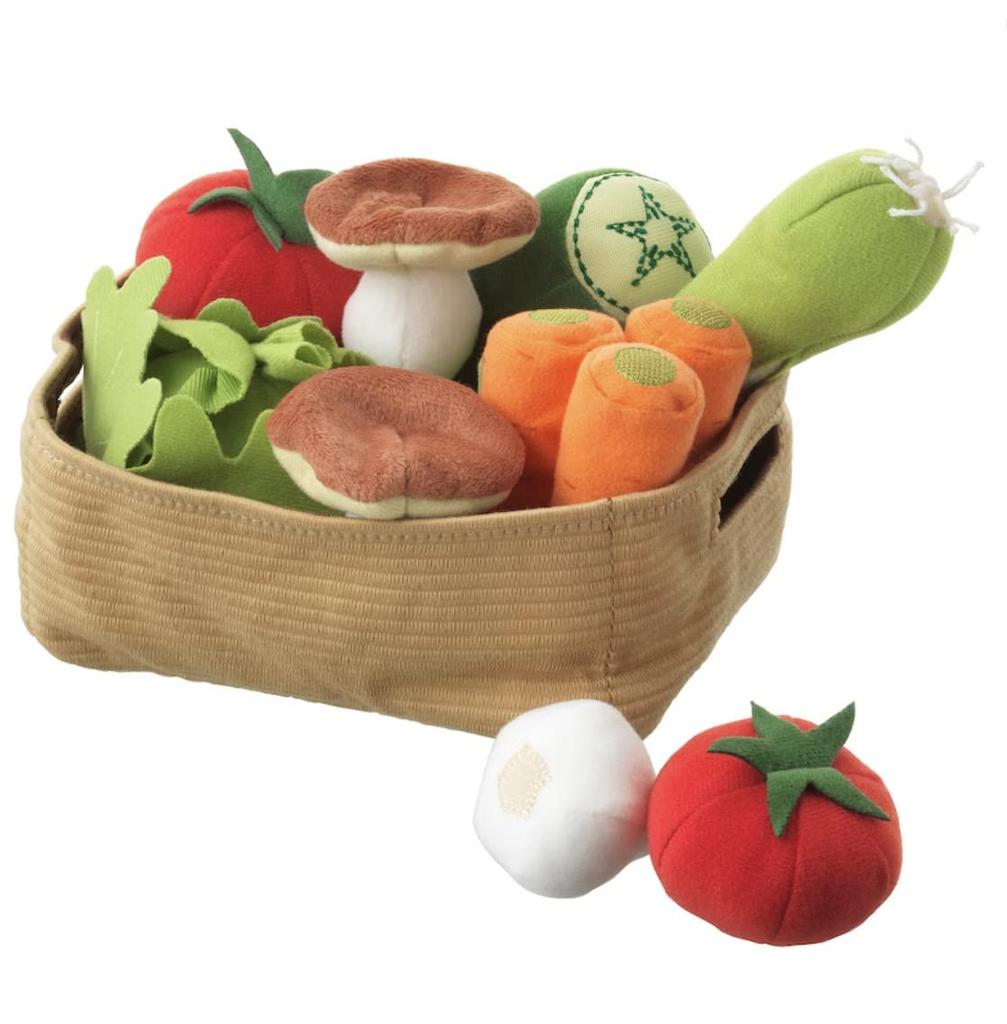 IKEA DUKTIG 90185749 Vegetable 14 pieces Set,