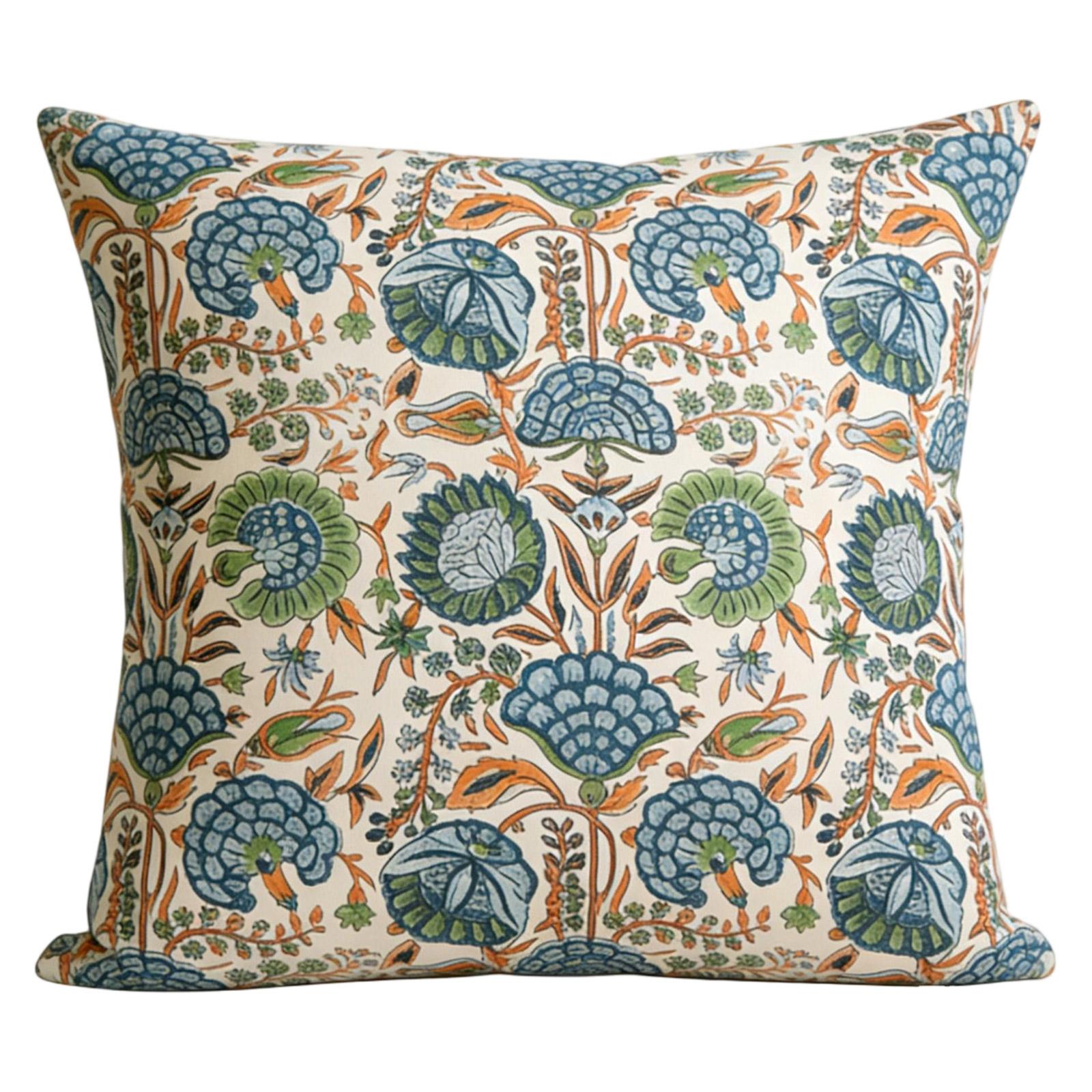Green Embroidered Pillowcase High-end Sofabedside Cushion Cover Pillow Insert Not Included One Size 860₽