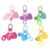1Pc Alloy Love Shape Pendant Keychain Heart Key Chain With Bell Couple Friend Bag Gift Jewelry Key Holder Accessories