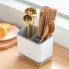 Multi-Functional Chopstick and Utensil Holder with Drainage