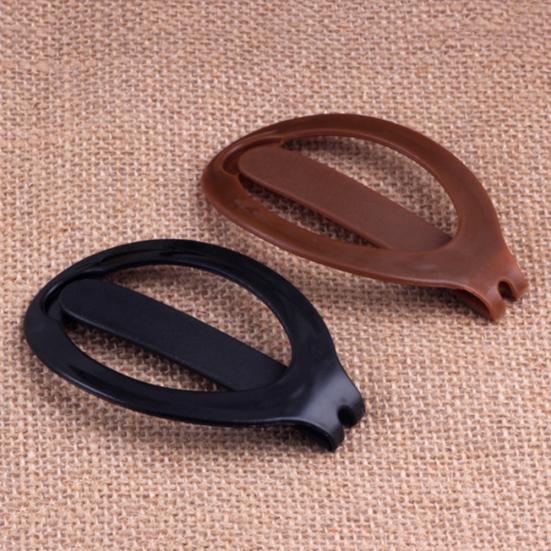 Fashion Women Girls Soft Plastic Hair Updo Clip Bun Maker Barrette Styling Tool
