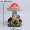 Outdoor Garden Ornaments: Simulated Mushroom Bonsai Decorations for Courtyard Landscaping