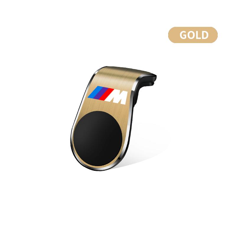Car Magnetic L-shaped Car Dedicated GPS Phone Holder Emblem For BMW M E34 E36 E60 E90 E46 E39 E70 F10 F20 F30 X5 X6 X1 M3 M5 M6 E71 F01 F02 F87