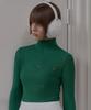 Peulleibu [Fleece] Fleece Ribbed Half-Zip Top_Green