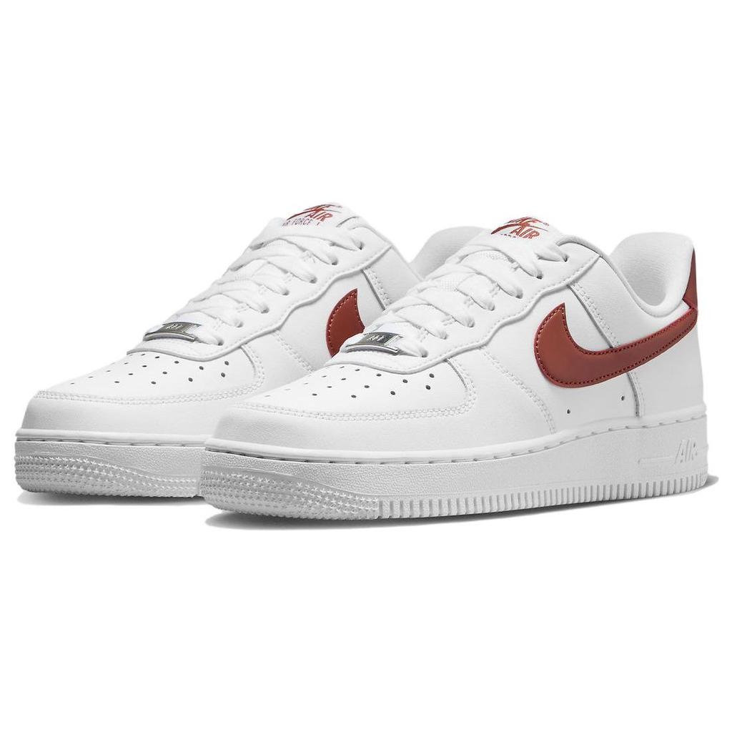 Nike Air Force 1 07 Rugged Orange Women Sneakers White DD8959-115