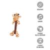 Jouet - Girafe - 34 cm - Corde sonore - Résistant et lavable