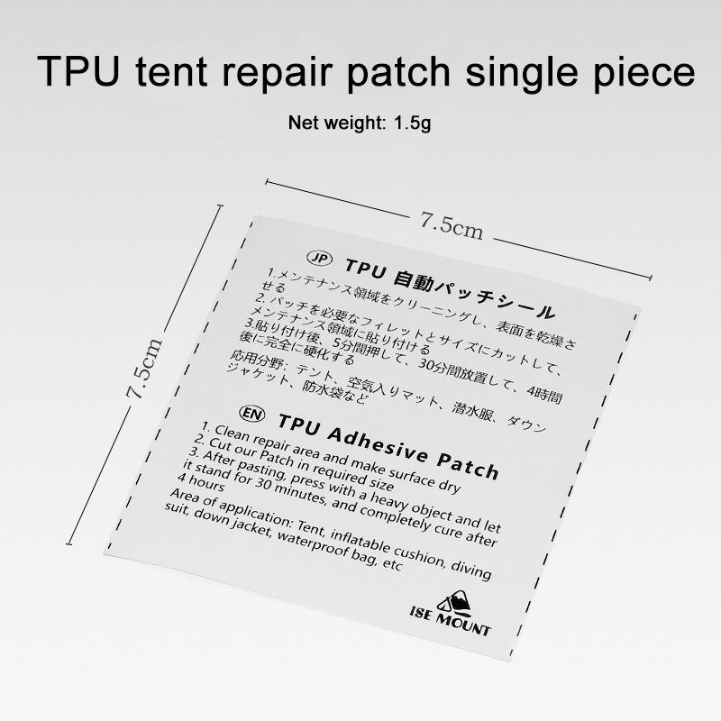 Tpu Transparent Repair Patch, Tent Repair Tape, Leak Repair Patch, Waterproof Repair Patch