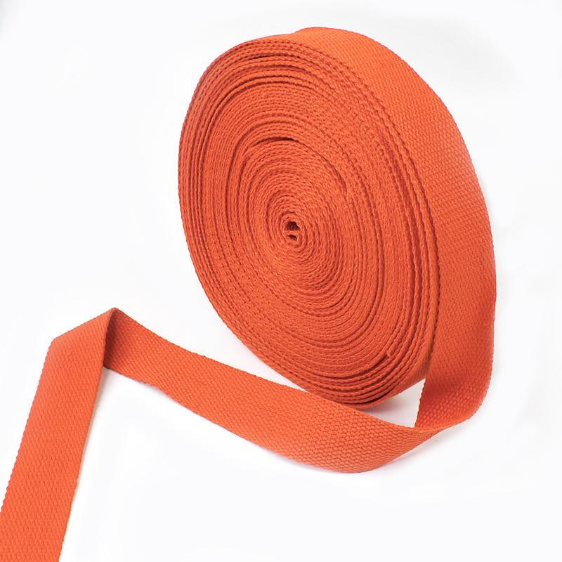 20-50mm Meetee 4M Polyester Cotton Webbings Bands Canvas Strap Tapes for Backpack Clothes Seat Belt Sewing Ribbons Accessories