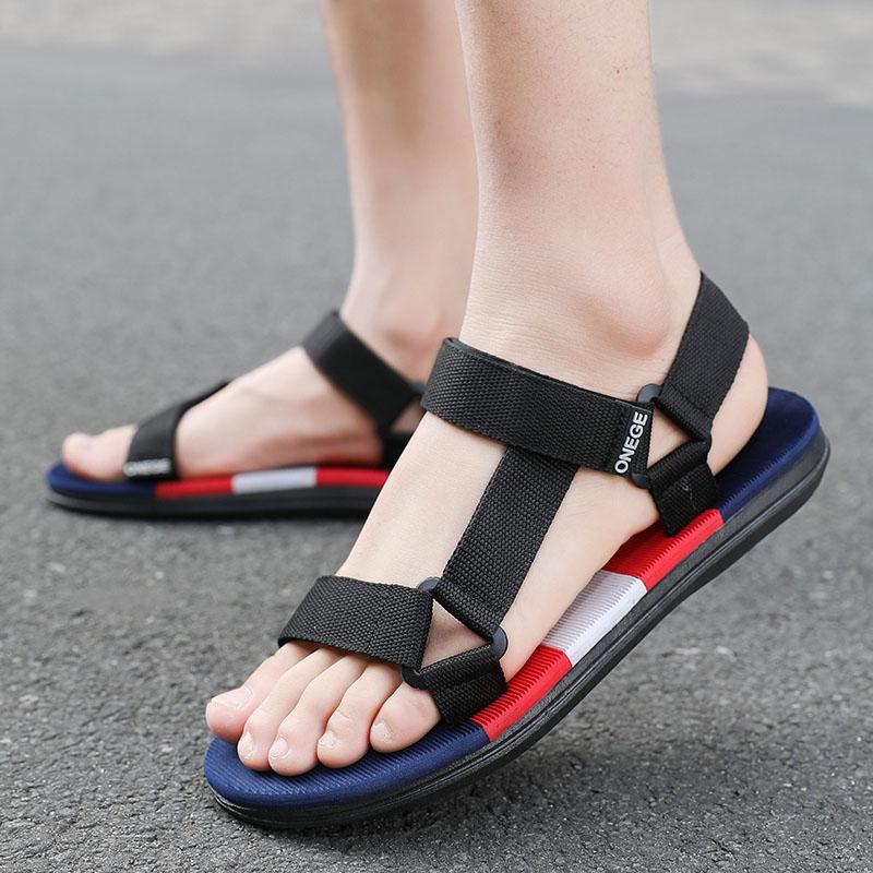 Summer Casual Sandals, Wear-Resistant Sports Fashion Beach Shoes, Versatile Outer Wear For Men