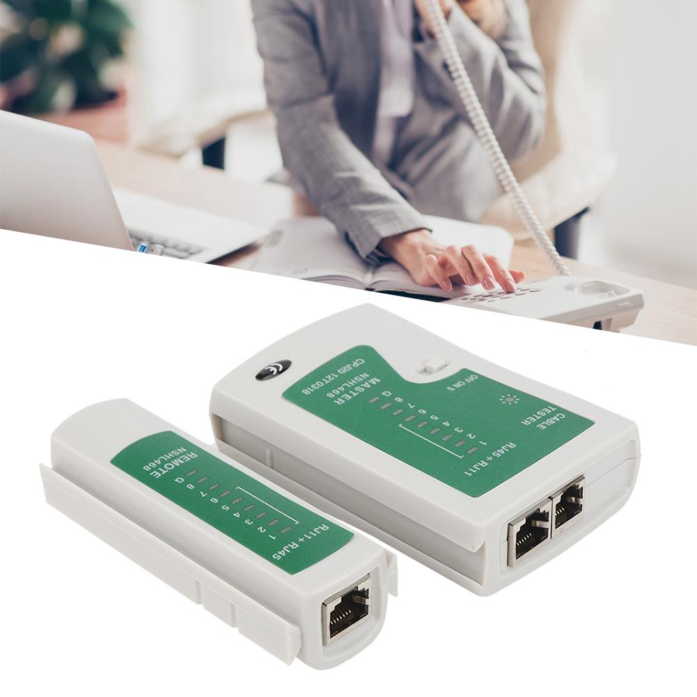 

Многофункциональный тестер кабелей YG468 RJ45+RJ11 Быстрое и точное тестирование Инструмент для тестирования сетевых и телефонных проводов
