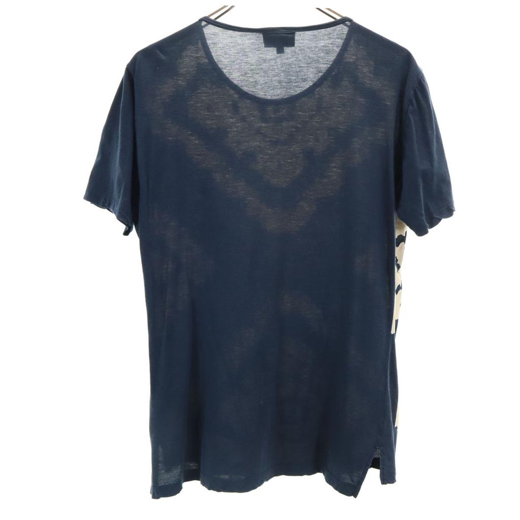 Vivienne WestwoodMAN Made In Japan Patterned Short Sleeve T-shirt 44 Navy Men's Used