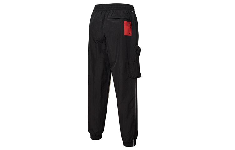 PUMA X ATTEMPT Casual Pants Men's Black Moderate Cargo Pants 598944-01