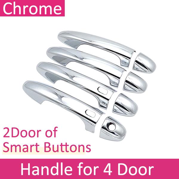 Luxuriou Chrome Smart Door Handle Cover