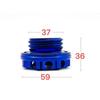 1Pc 6 Colors Engine Oil Filler Cap Aluminum Alloy Car Oil Cap  Auto Modification Accessory