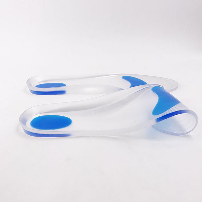 Silicon Orthopedic Insoles for Shoes Women Men Flat Feet Arch Support Shoe Pad Shock Absorption Plantar Fasciitis Relief Insoles