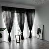 2026 NEW European American Style Multicolor Sheer Curtain Bay Window Screening Solid Door Curtains Drape Panel Tulle for Living Room