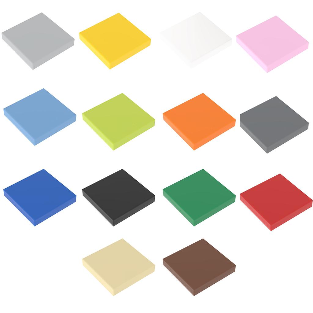 50and100and200PCS Tile 3068 DO IT YOURSELF 2x2 Construction Bricks Blocks Smooth Learning Creativity Playthings Kids Dimension Works With Famous Brand