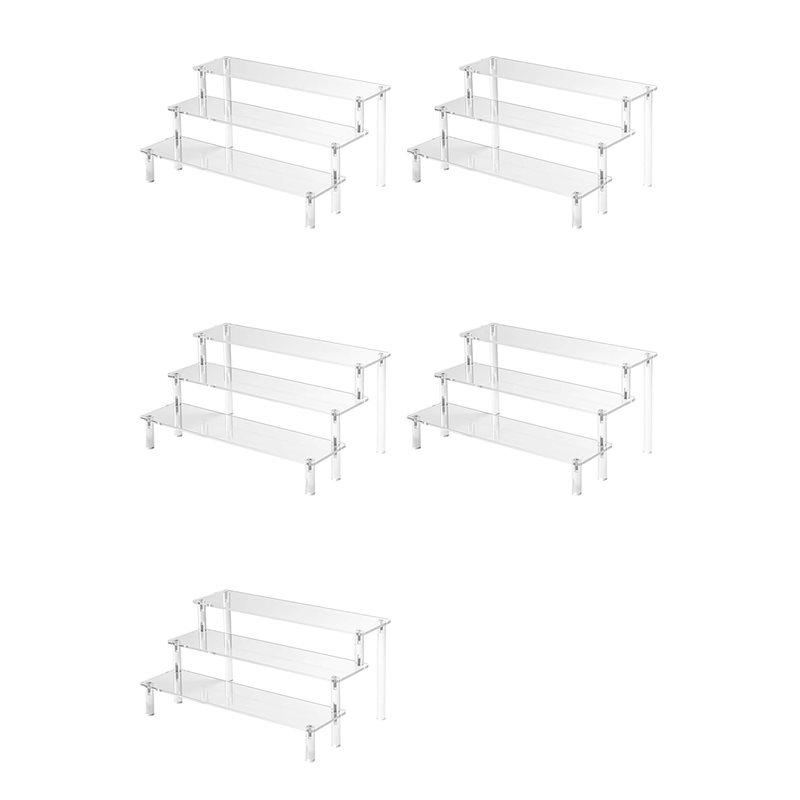 5X Acrylic Lifting Display Stand 3-Layer Perfume Tissue Display Stand Character Model Display Stand Dessert Rack