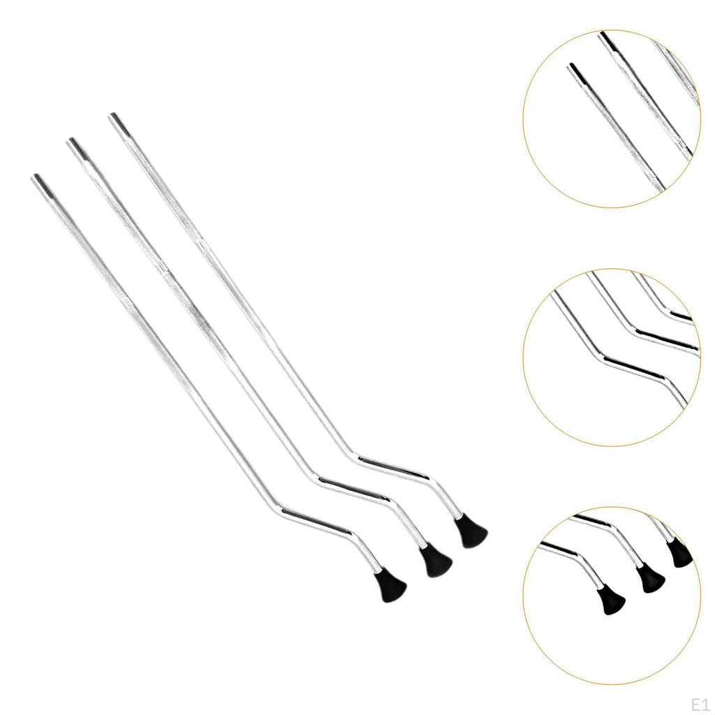 3x náhradní nohy podlahového bubnu Tom Drum Příslušenství Protiskluzový hardware Pevný stojan