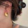 PONYKISS  Sterling Silver 18K Gold Hollow Round Hoop Earrings for Women Minimalist Trendy Fine  Light Luxury Accessory