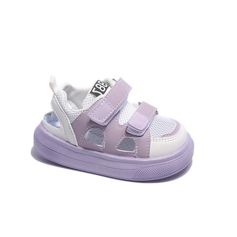 2026Summer New Children's Sandals with Soft Soles, Toddler Shoes with Velcro, Non-slip Mesh Hollow Sandals for Boys and Girls
