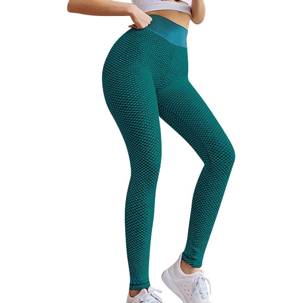 Damen Stretch Yoga Leggings Fitness Laufen Fitnessstudio Sport Vollbeinlange Hosen