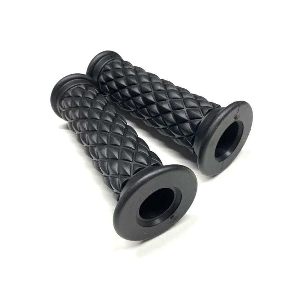 2pcs 7/8" Grip Rubber Handlebar Motorcycle Accessories Parts Hand For Motorcycle