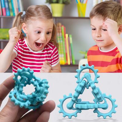 Infinity Gear Fidget Oyuncak Stres Kaygı Rahatlatma Dikkat Odaklanma Dönme Bükme Çevirme Dişli Çocuklar Gençler Yetişkinler Taşınabilir Seyahat Duyusal Dişli Masa
