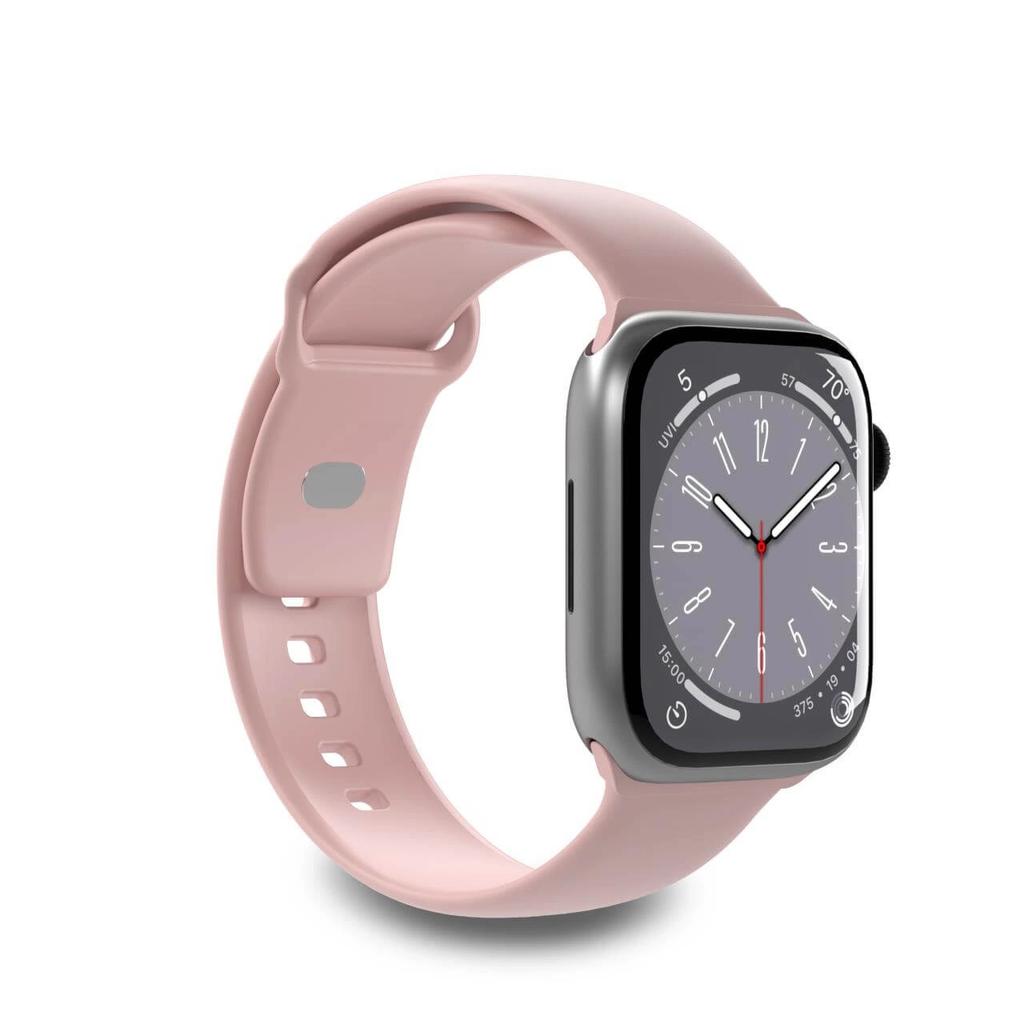 Pasek Silikonowy Puro Icon Do Apple Watch 38 / 40 / 41 Mm - Różowy (2 Szt.)