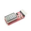 For 2s/3s/4s/5s/6s Low Voltage Buzzer Alarm Lipo Battery Voltage Indicator Tester 7.4v 11.1v 7.4V - 22.2V