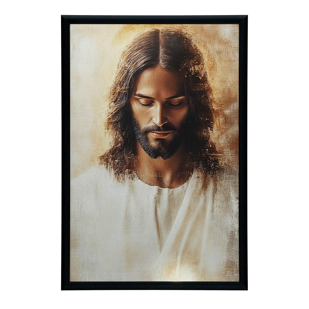 Jesus In The Peace Of The Heart Jesus In The Peace Of The Heart, 70X100 Cm, Unframed, Matte Paper 230 Gsm