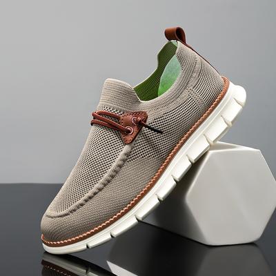Mode Klassische Urbane Herren Sneaker Sommer Atmungsaktive Herren Freizeit Slipper Übergröße 48 Komfort Weich Walking Slip-on Schuhe Herrenschuhe