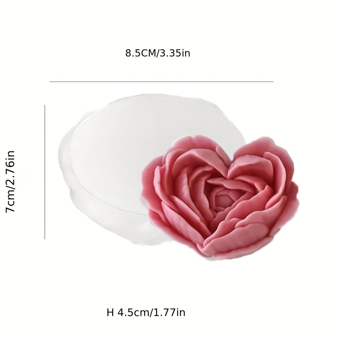 

Романтический набор для изготовления свечей в форме сердца и розы, силиконовая форма для мыла в форме цветка, свадебный декор, ароматизированная свеча ко Дню святого Валентина своими руками B