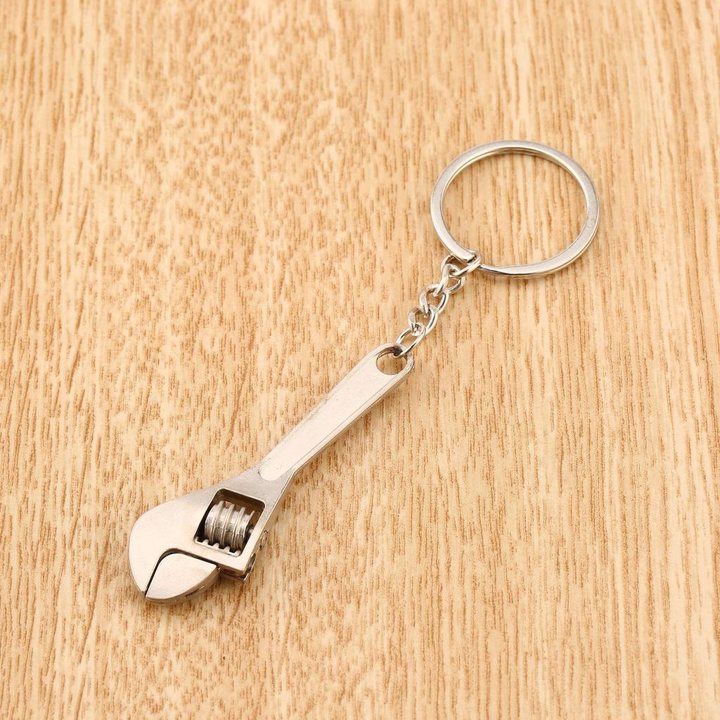 FANG Mini Metal Adjustable Creative Tool Wrench Spanner Key Chain Ring ...
