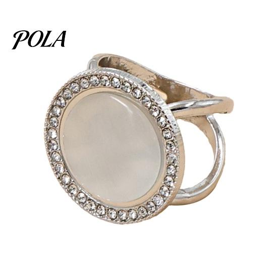 Rhinestone Scarf Ring Round Ring, Sparkling Slide Decorative Clip Holder for Women Neckerchiefs Silk Scarves Shawls Shirts Lightweight