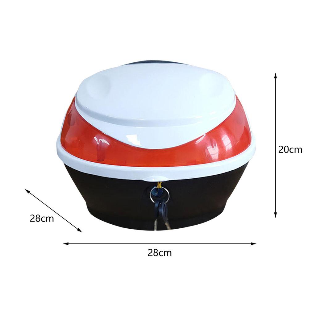 Coffre de Vélo Électrique Robuste Pratique Voyage Motorisé Vélo Boîtier de Rangement pour