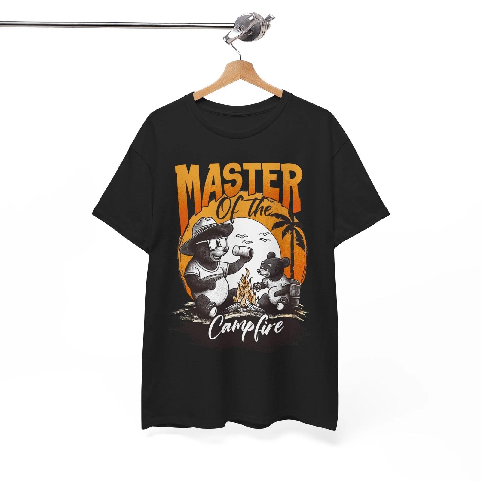 Master of the Campfire Lighthearted T-Shirt - Feel-Good & Fun Tee L