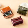 Unisex Solid Vintage Bag Coin Purse Small Wallet Change Purses Zipper Bags Organizer Wallets PU Leather Key Card Holder