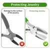 Lightweight Jewelry Crimp Plier Bead Crimping Plier for Jewelry Repair DIY Craft Beading Crimp Beads Jewelry Making Repair Tool