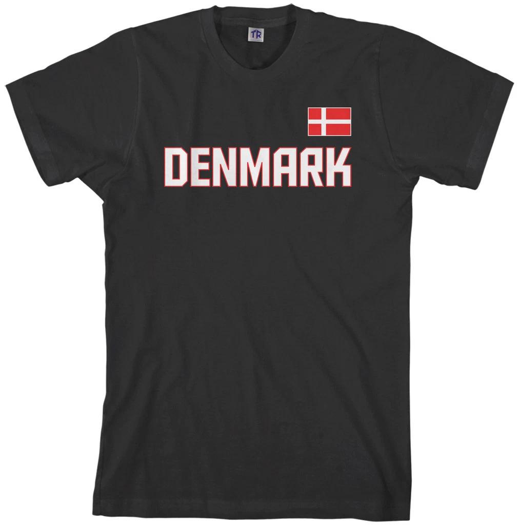 Threadrock Men s Denmark National Team T shirt scandinavia 4XL