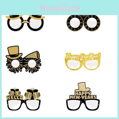 New Year Party 3d Paper Glasses Hat Photo Prop For Festive Decorations
