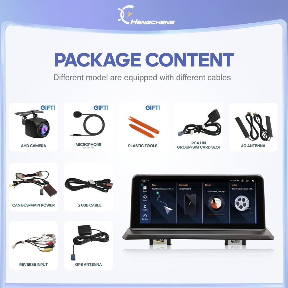 10.25Inch Car Multimedia Video Player For For BMW 1 Series F87 2006-2011 GPS Navigation Radio CarPlay 4G 360Camera