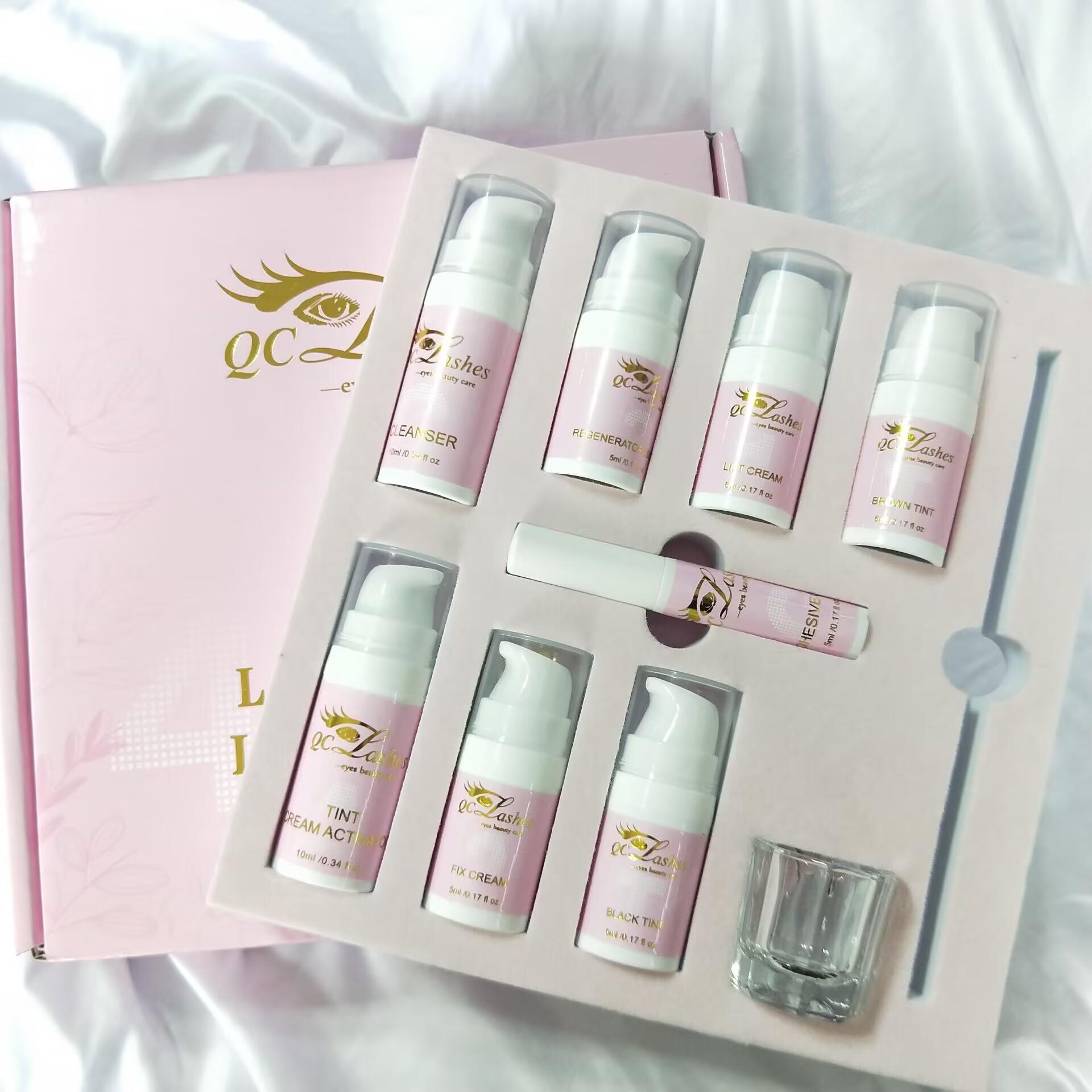 Professional Tube Packaging Eyebrow Lift Lash Perm Brow Lift  Keratin Perm Lash Lift and Tint Kit Lotion