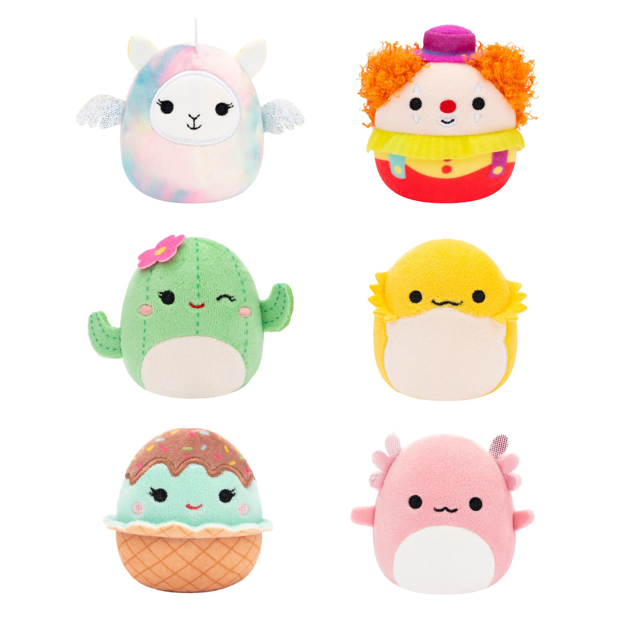 

Squishmallow - Micromalo - Фигурки 2,5 дюйма - 6 штук в упаковке - Стиль 1