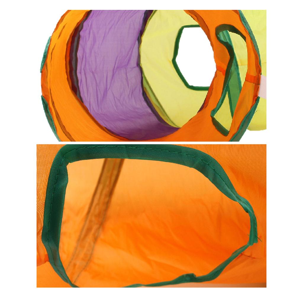 Cats Toy Tunnel Tube L-Shaped Tunnels Collapsible Kitten Playing Tent Interactive Toy Hideout Cats House for Rabbits