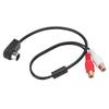 Car Radio AUX IN RCA Audio Cable Adapter Replacement for Alpine KCA121B Ainet Player 9887 105 117