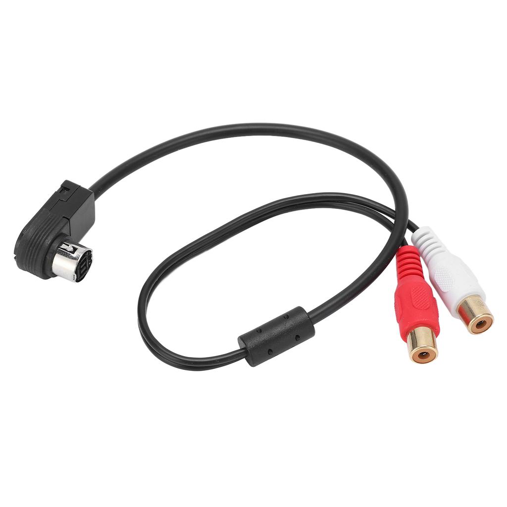 Car Radio AUX IN RCA Audio Cable Adapter Replacement for Alpine KCA121B Ainet Player 9887 105 117